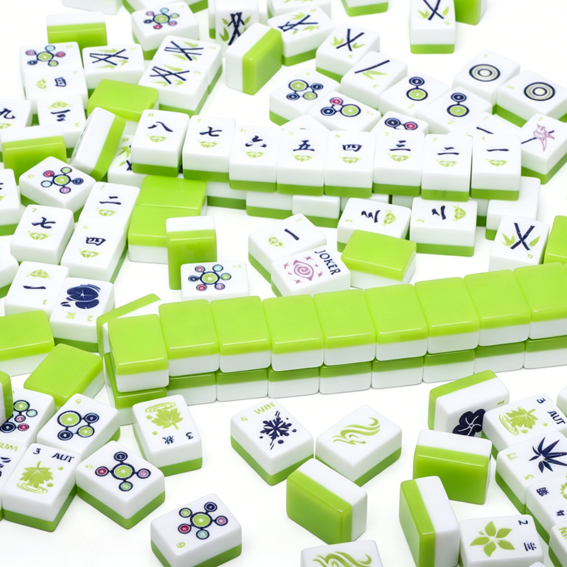Acrylic Mahjong Set 160 Tiles